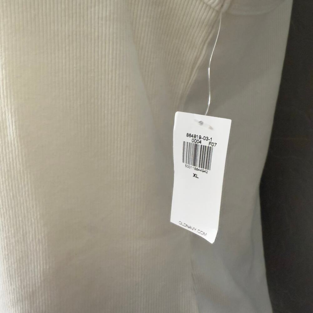 Old Navy Womens Casual Fitted Tank Top, White, XL - Picture 4 of 6